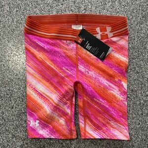 Under Armour Strike Zone Padded Sliding Softball Shorts Womens S Pink 1242736